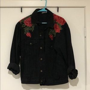 Carmar denim rose jacket